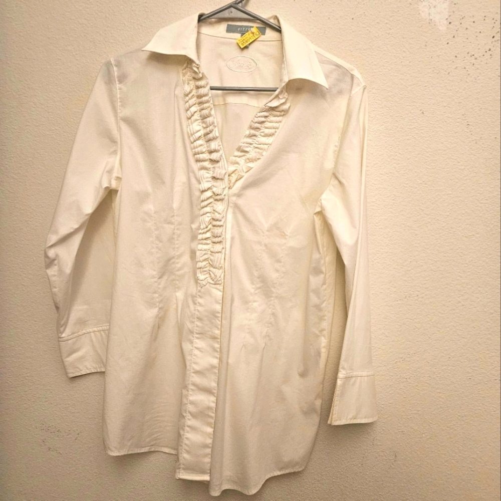 Cream Button Down Shirt